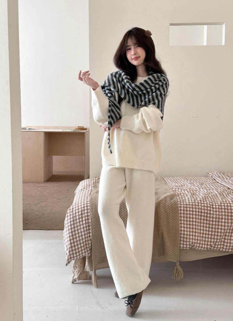 Show young high waist tops Korean style shawl 3pcs set