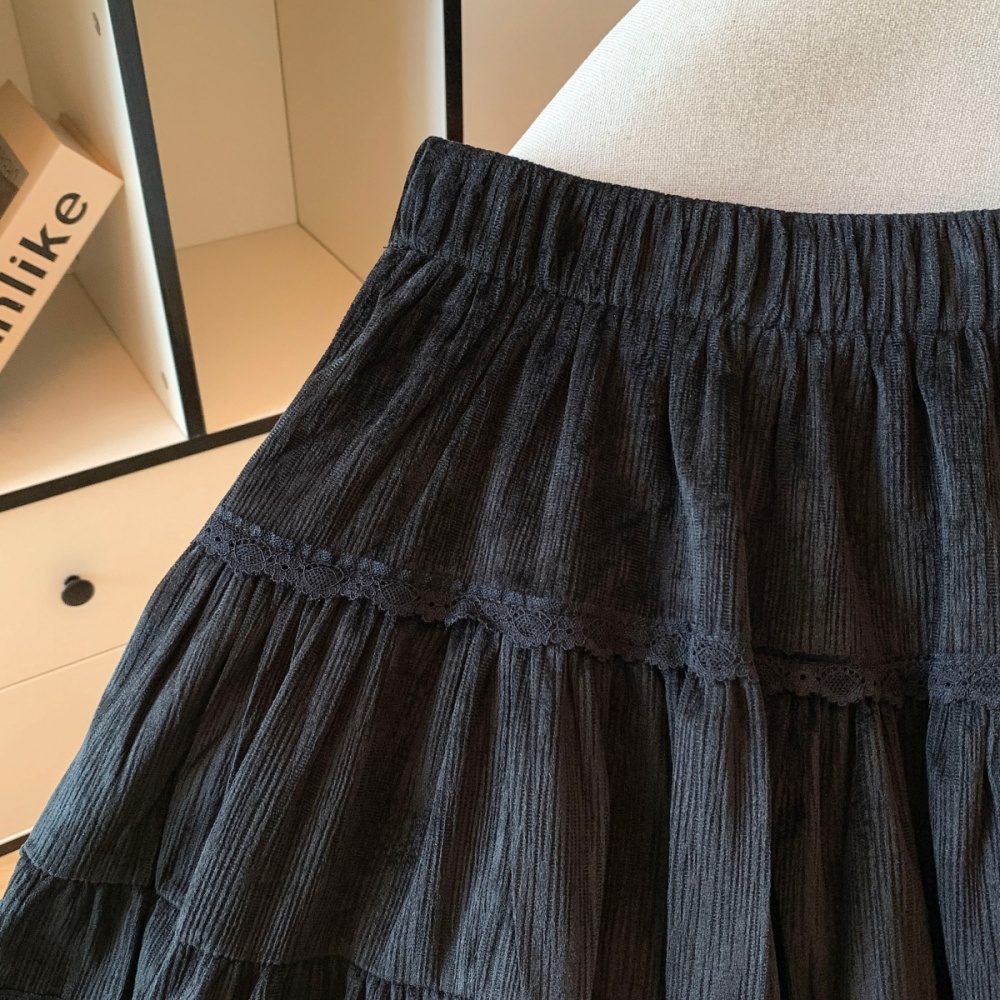 Lace cake short skirt A-line skirt for women