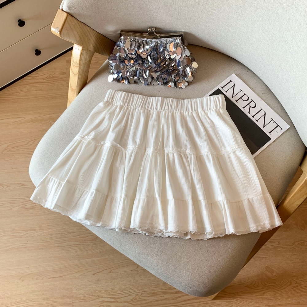 Lace cake short skirt A-line skirt for women