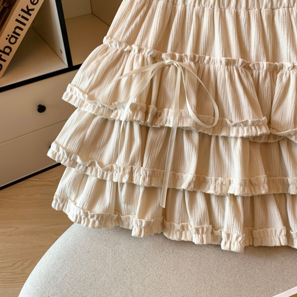 A-line short skirt autumn and winter mini skirt for women