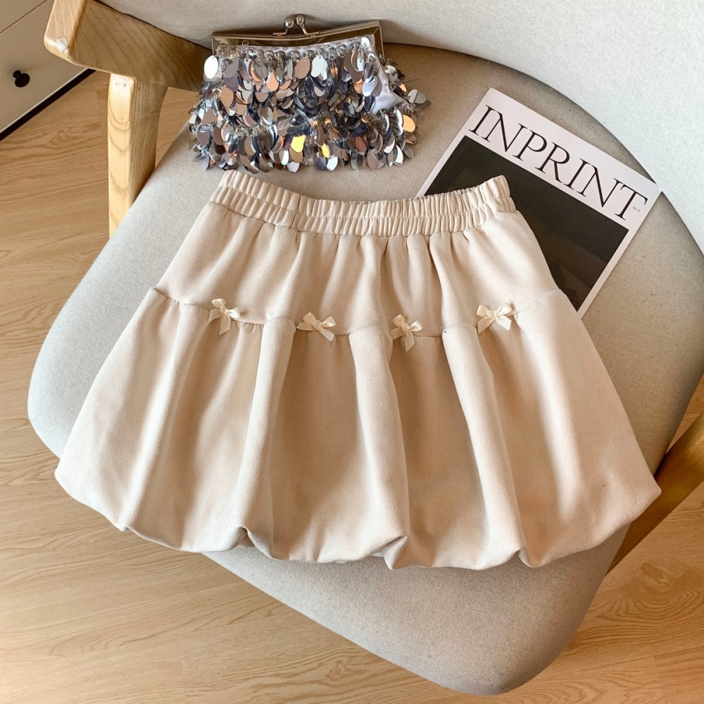 Sweet bud skirt thick and disorderly skirt for women