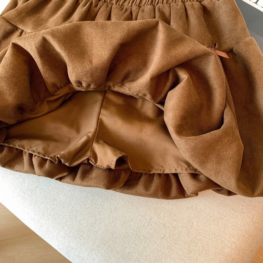 Sweet bud skirt thick and disorderly skirt for women