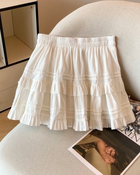 Lace spring and autumn skirt A-line short skirt for women