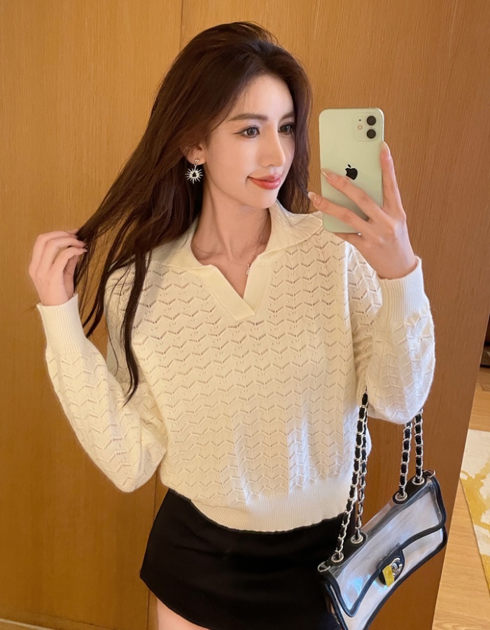 Loose wears outside sweater pullover tops for women