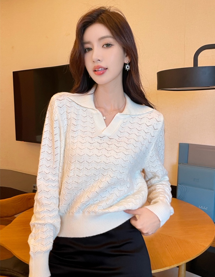 Loose wears outside sweater pullover tops for women