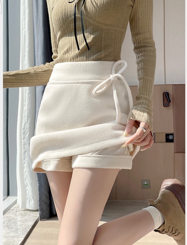 Package hip bow skirt high waist autumn short skirt