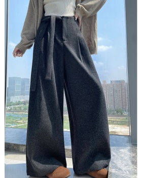 Thick slim all-match suit pants frenum Casual long pants