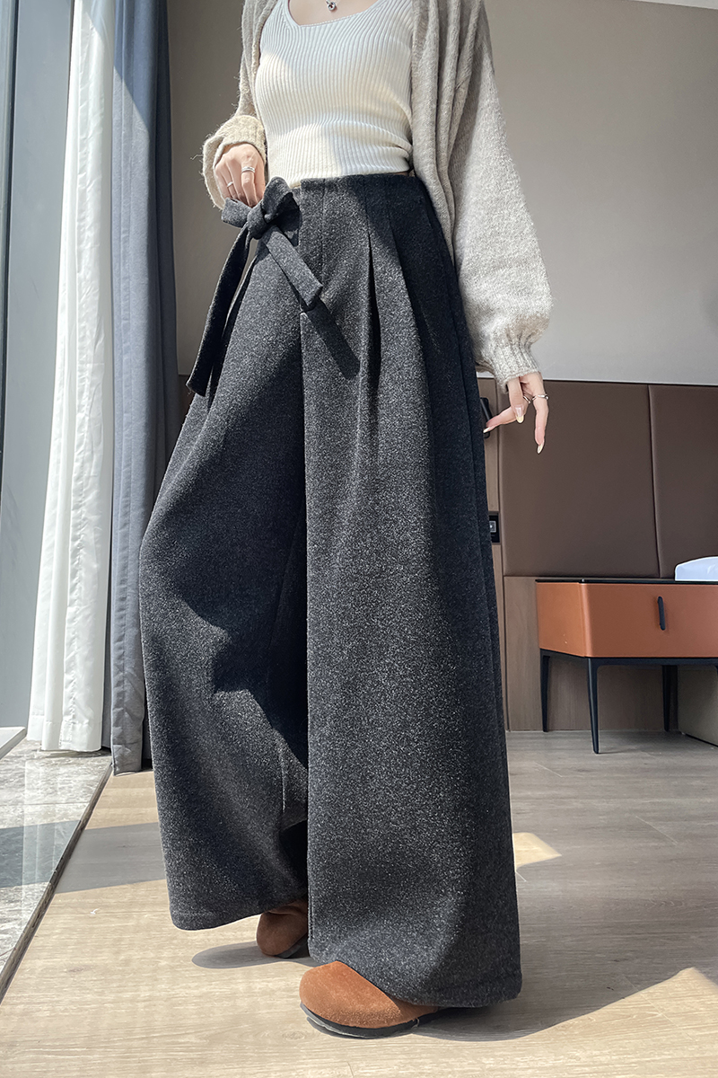 Thick slim all-match suit pants frenum Casual long pants