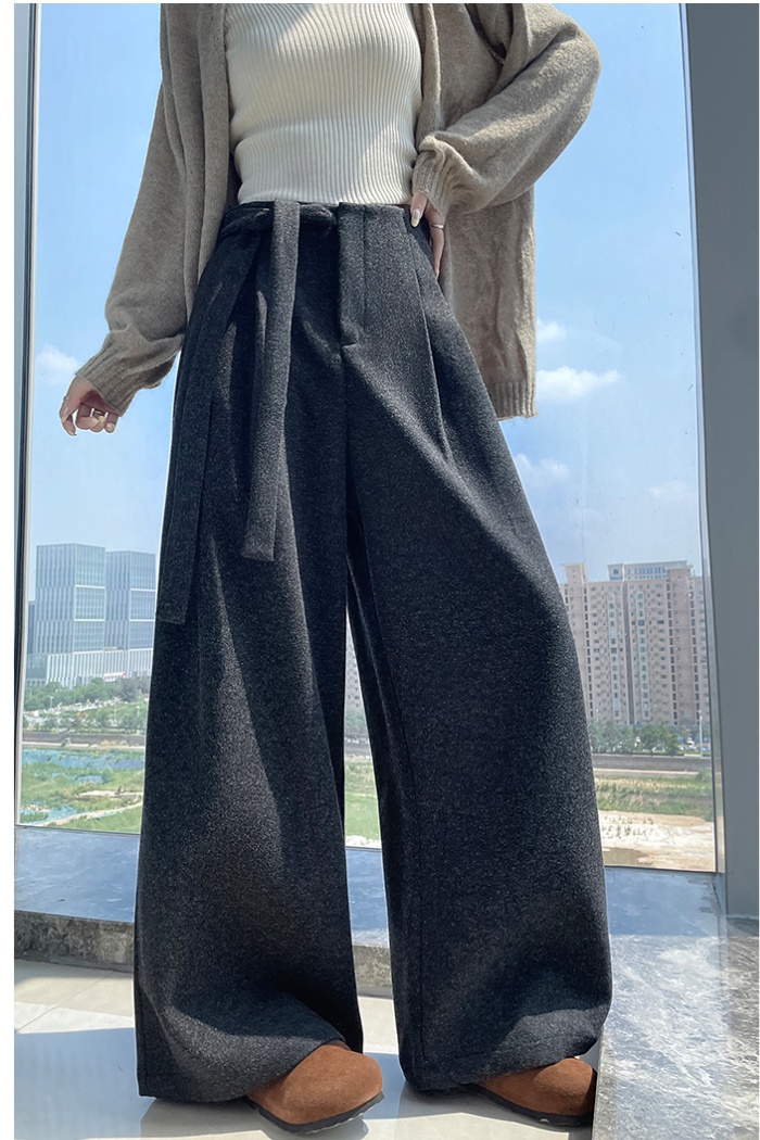 Thick slim all-match suit pants frenum Casual long pants
