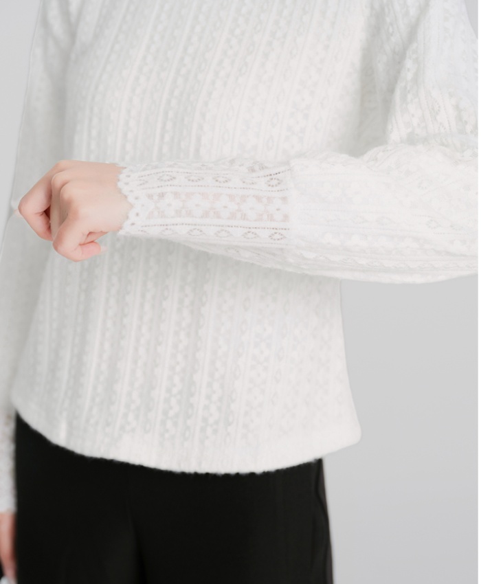 Loose chanelstyle bottoming shirt all-match shirt