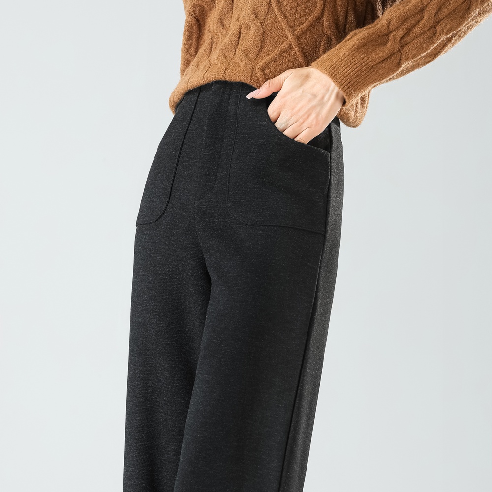 Straight pants suit pants thick wide leg pants for women