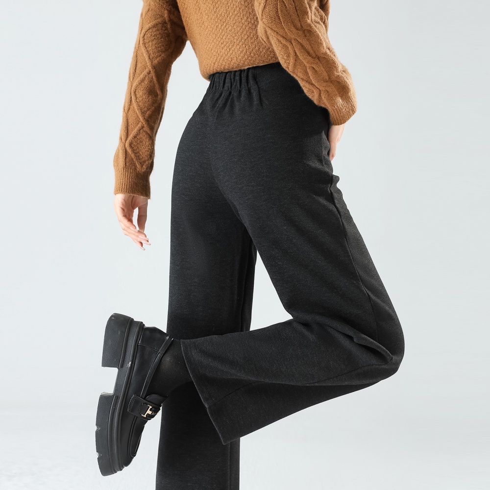Straight pants suit pants thick wide leg pants for women