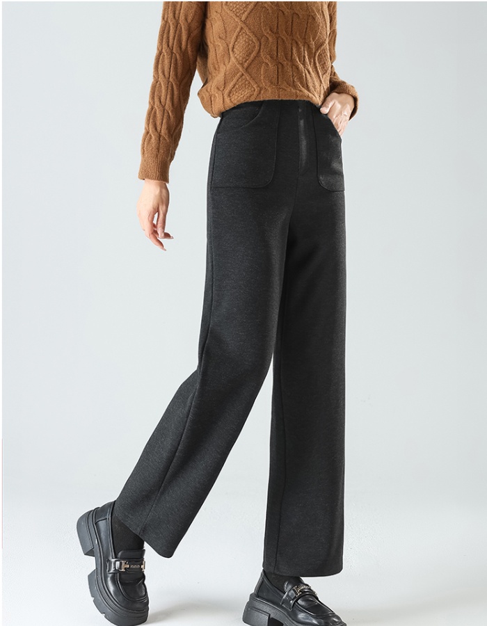 Straight pants suit pants thick wide leg pants for women