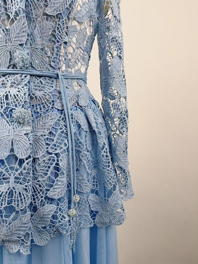 Inside the ride skirt V-neck shirt 3pcs set for women