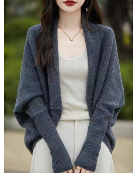 Lazy cardigan loose coat for women