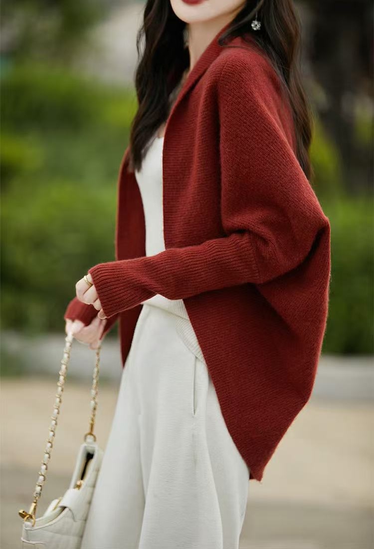 Lazy cardigan loose coat for women
