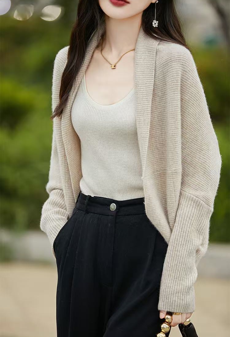 Lazy cardigan loose coat for women