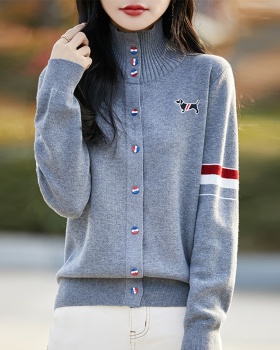 Embroidery show young tops loose coat for women