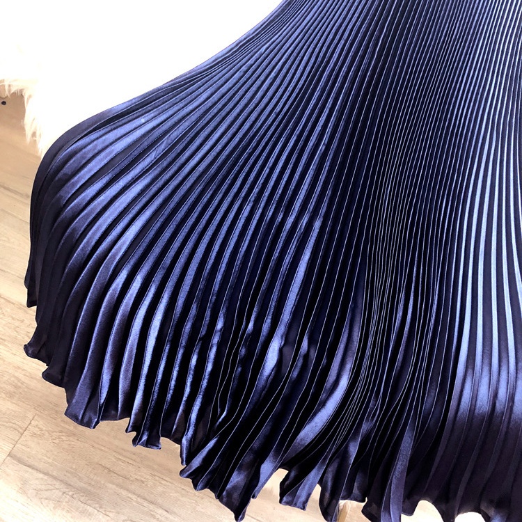 High waist mermaid long skirt satin skirt for women