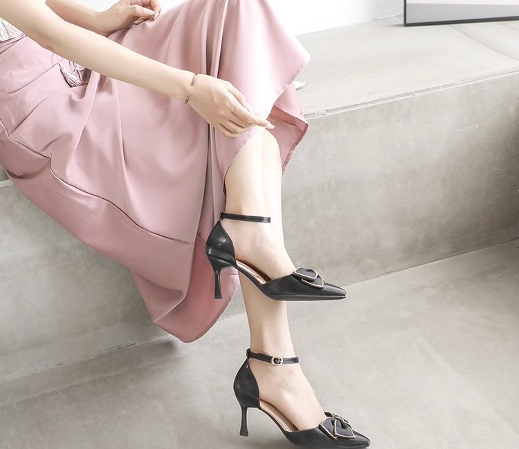 Bridesmaids maiden shoes niche summer wedding shoes