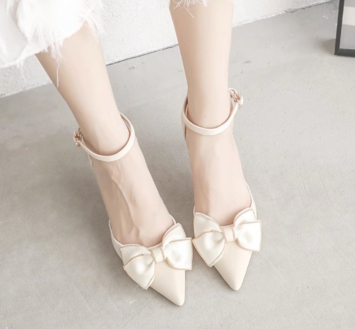 Bridesmaids maiden shoes niche summer wedding shoes