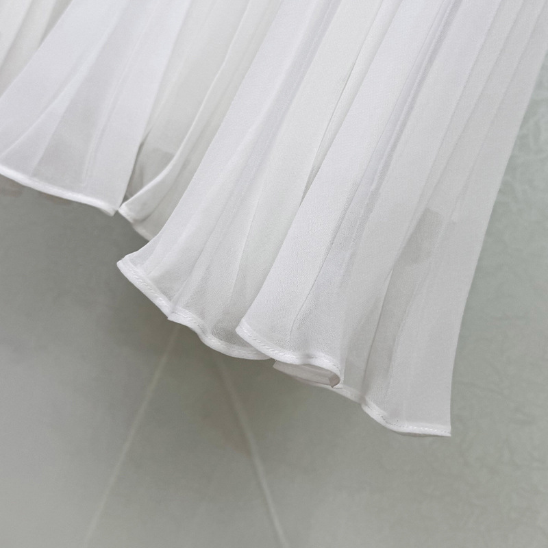 Sleeveless autumn refinement elegant satin splice dress