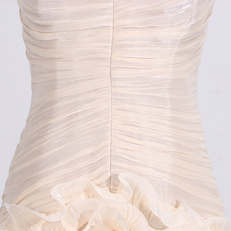 Long France style dress summer splice formal dress for women