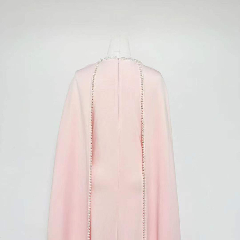 Long sleeve tender France style shawl slim long dress