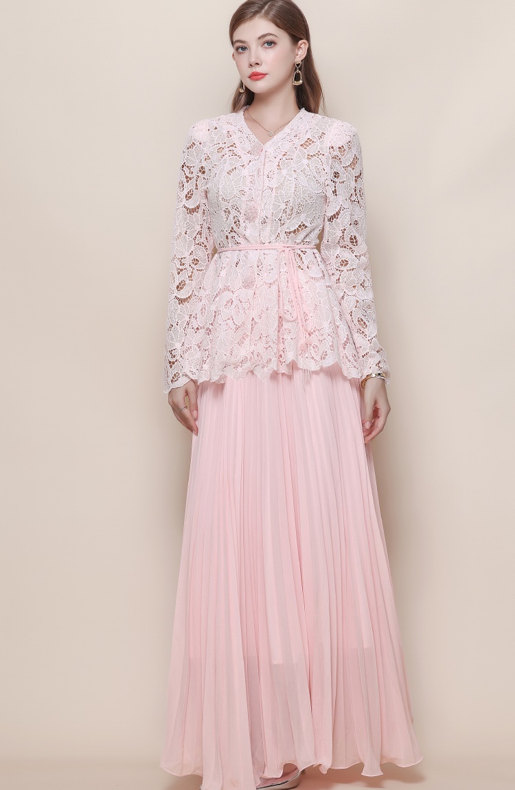 Slim inside the ride skirt high waist shirt 3pcs set for women