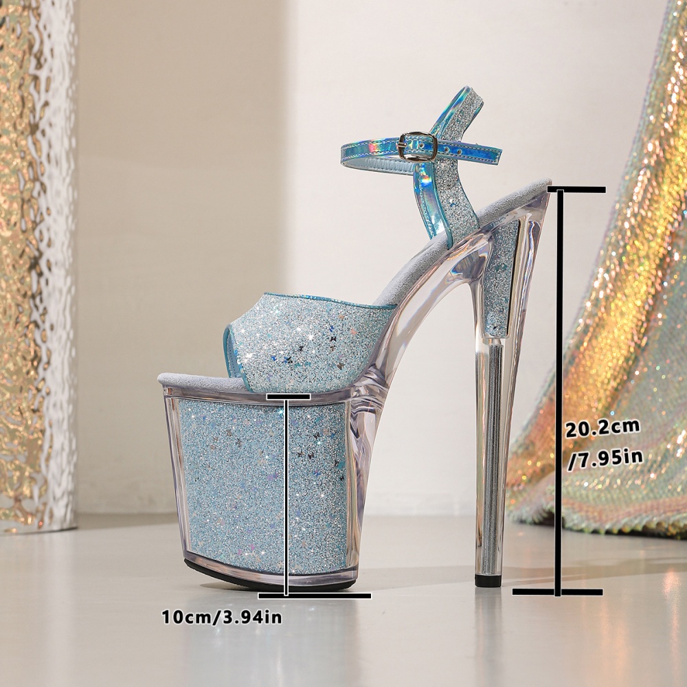 Summer all-match high-heeled sandals sexy open toe shoes