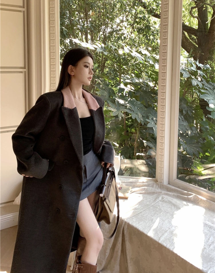 Mixed colors coat business suit for women