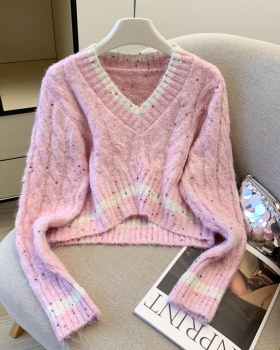 Twist wears outside tops pullover sweater for women