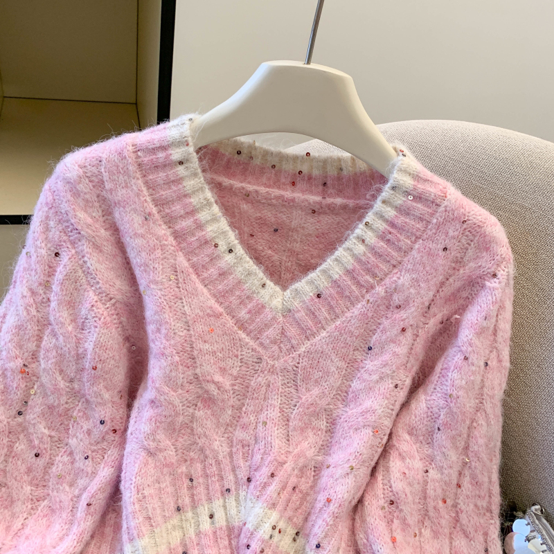 Twist wears outside tops pullover sweater for women