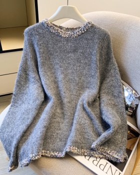 Autumn tender sweater chanelstyle pullover tops for women