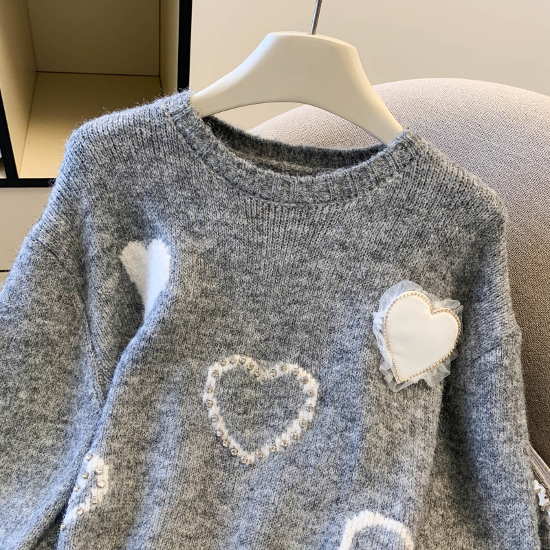 Autumn and winter tender show young sweater for women