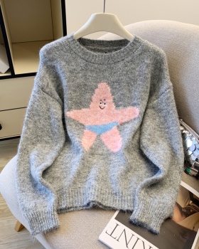 Inside the ride winter tops cartoon niche sweater