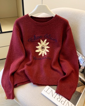 Korean style lazy tops bottoming sweater for women