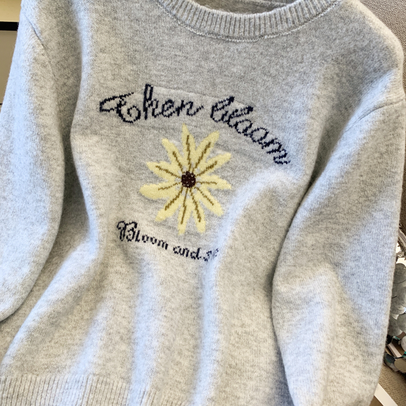 Korean style lazy tops bottoming sweater for women