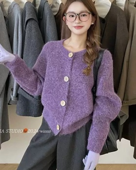Casual long sleeve tops simple sweater for women