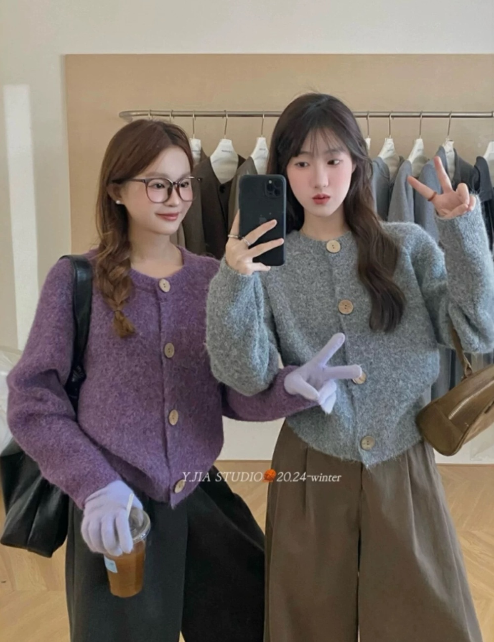 Casual long sleeve tops simple sweater for women