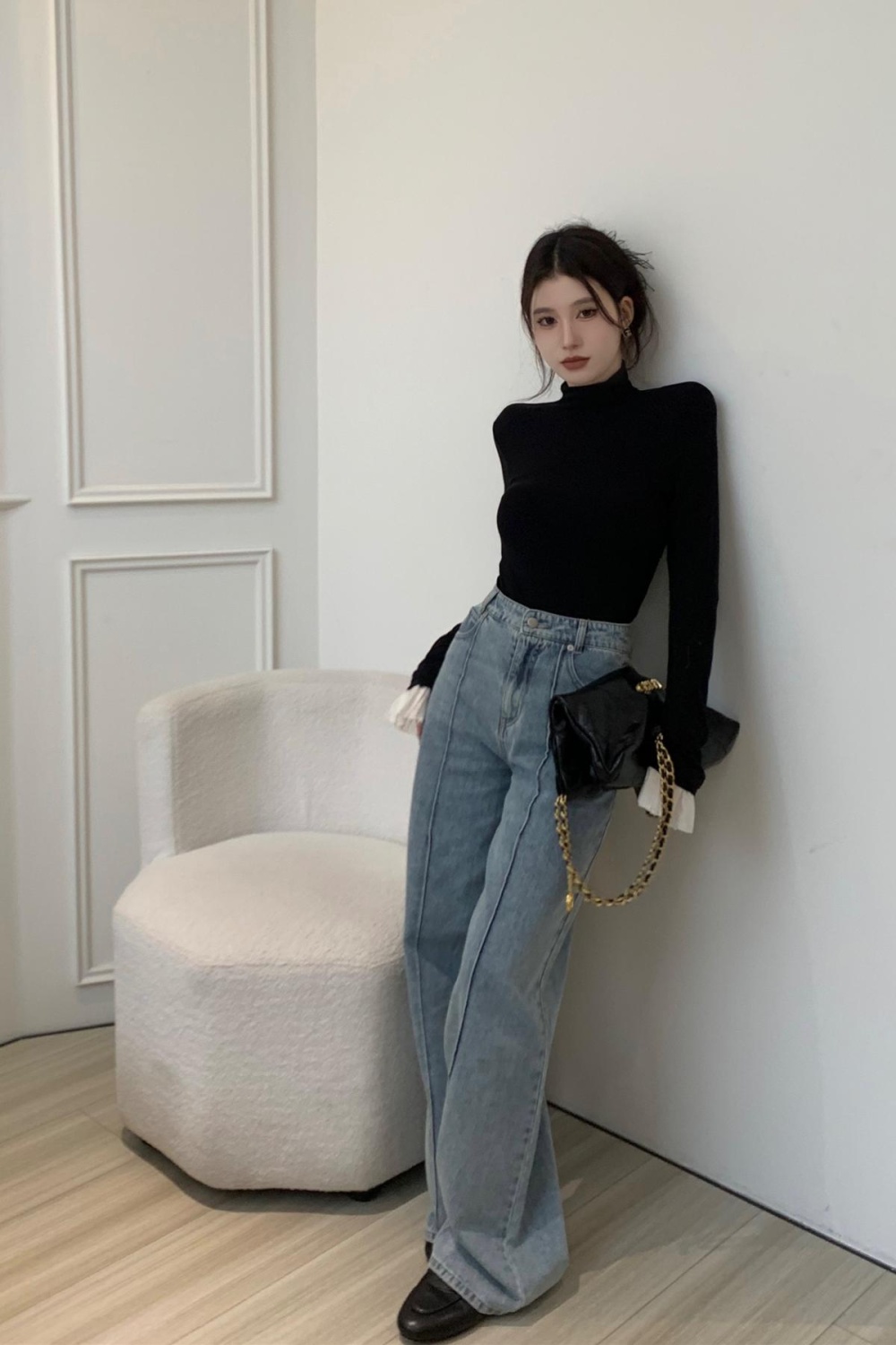 Autumn and winter tops bottoming shirt for women