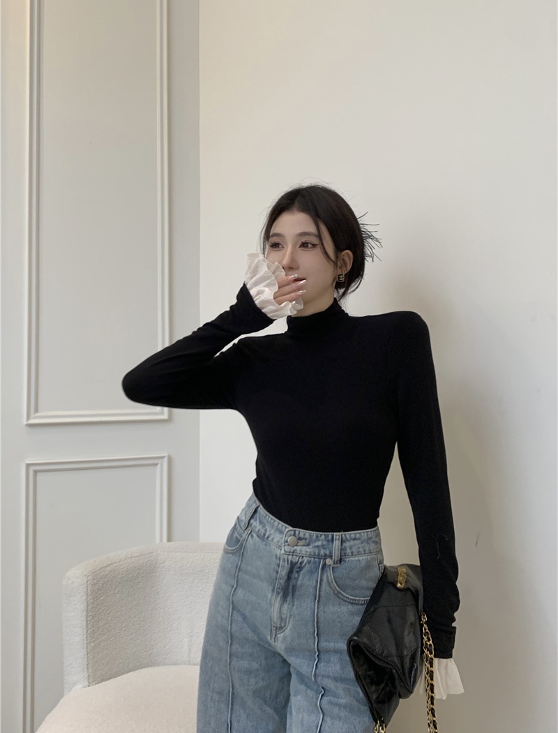 Autumn and winter tops bottoming shirt for women