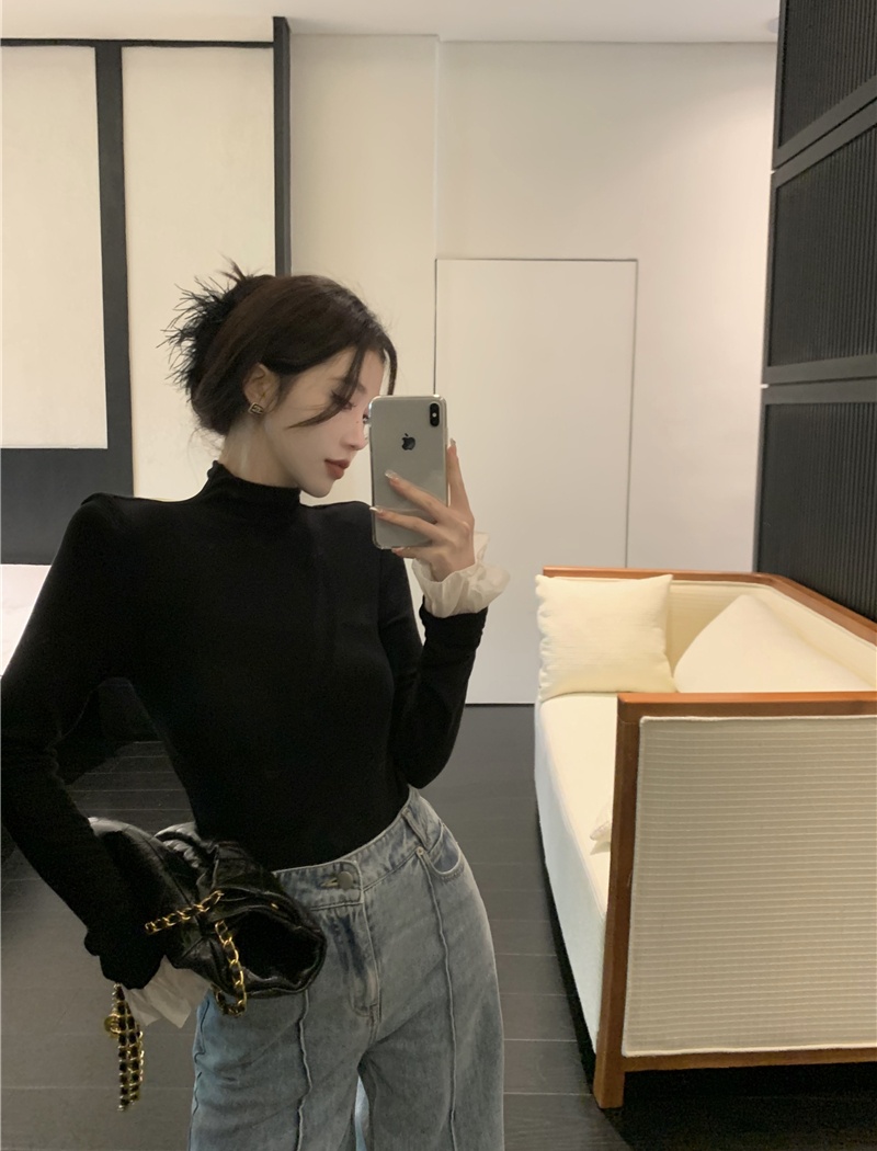 Autumn and winter tops bottoming shirt for women