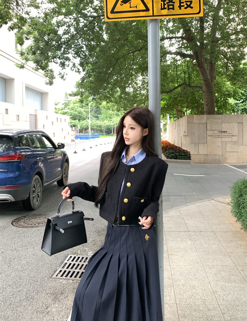 Autumn and winter clip cotton chanelstyle jacket