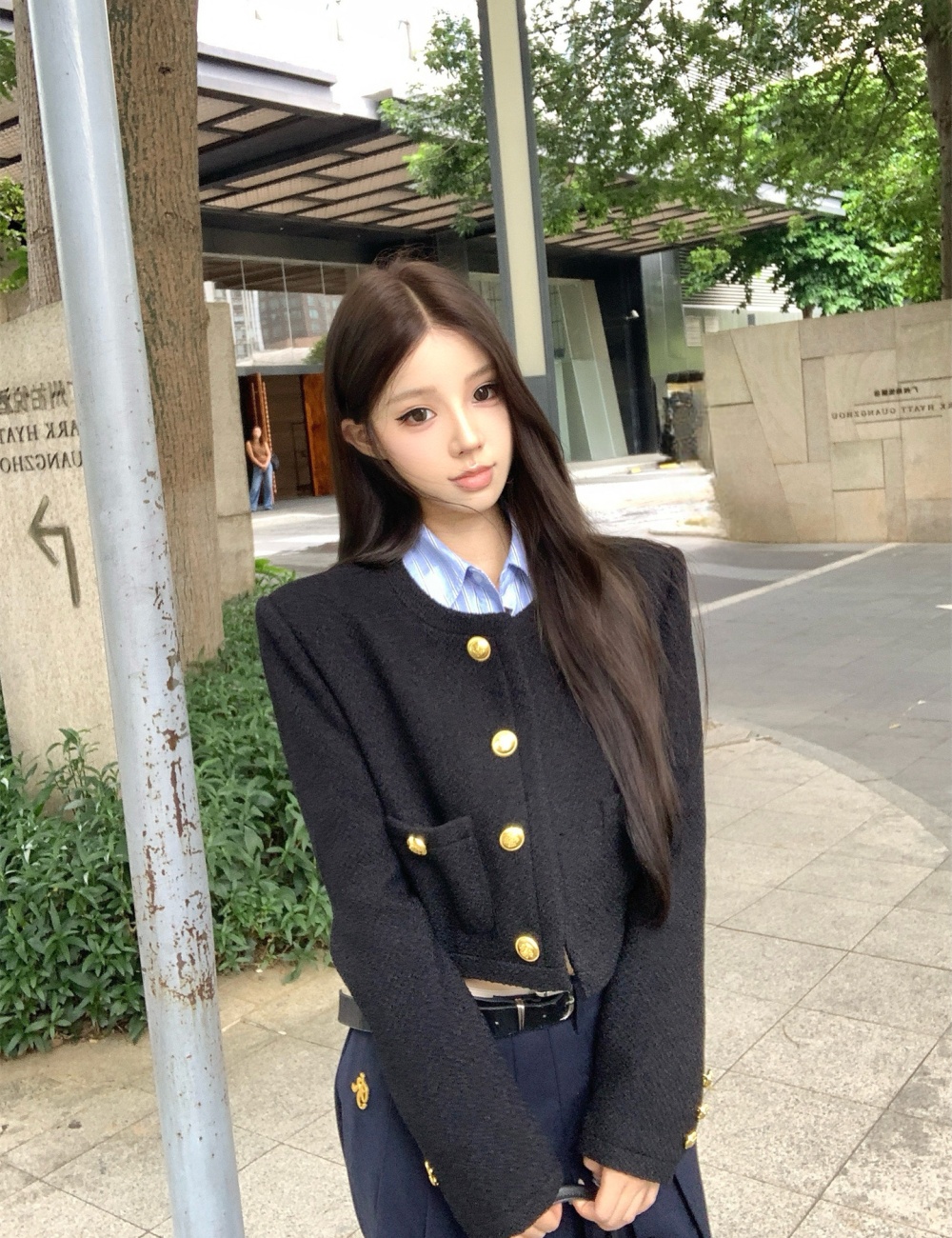 Autumn and winter clip cotton chanelstyle jacket