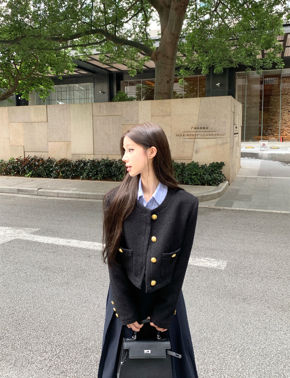 Autumn and winter clip cotton chanelstyle jacket