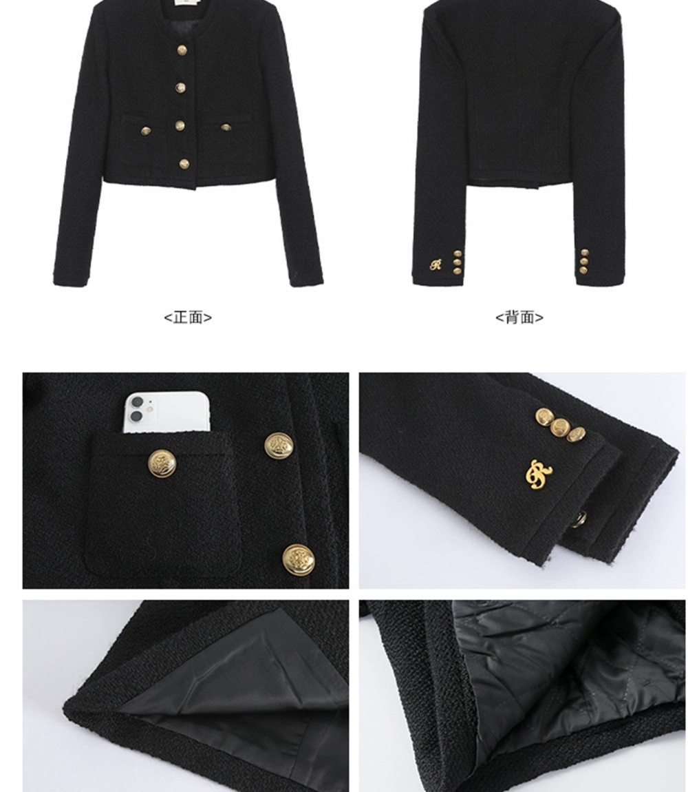 Autumn and winter clip cotton chanelstyle jacket