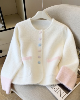 Tender chanelstyle tops loose coat for women