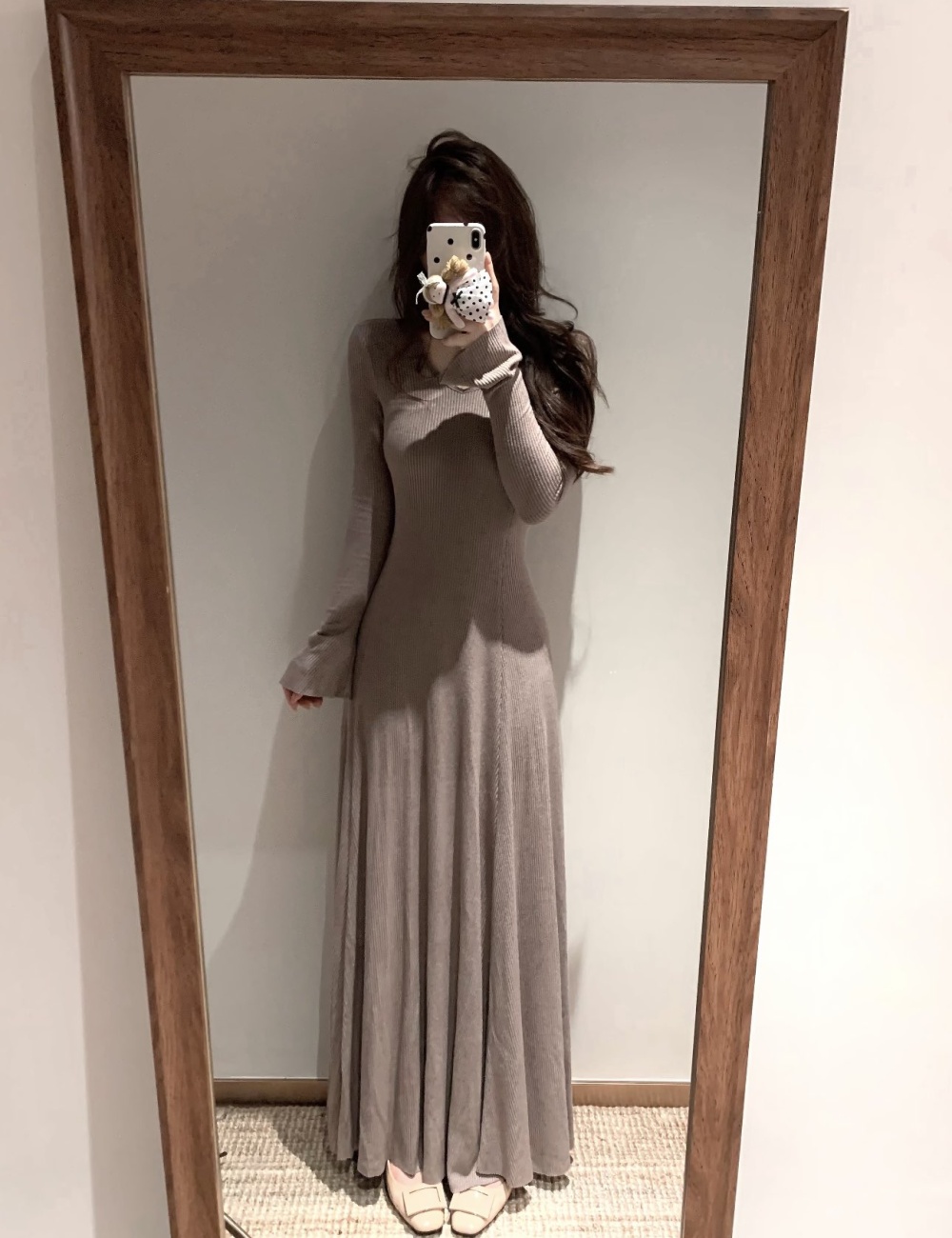 Wears outside waistcoat autumn sweater 2pcs set