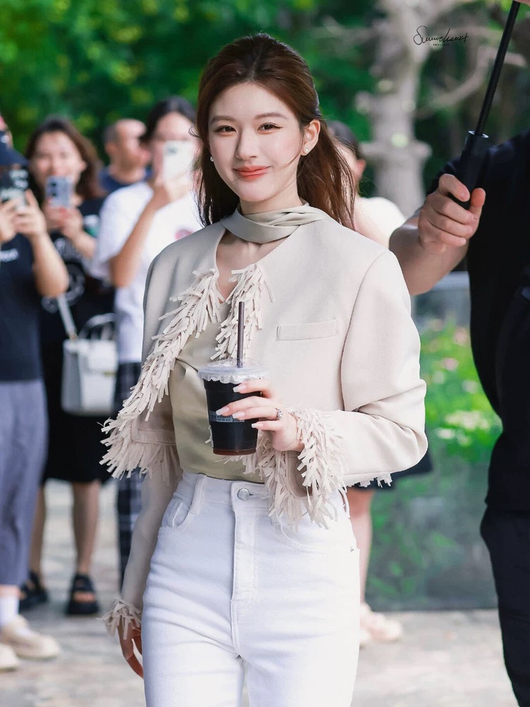 Tassels all-match tops temperament ladies cardigan for women